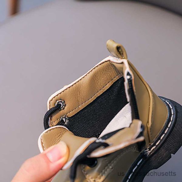 

boots kids fashion sneakers for boys girls boots years children autumn winter boots toddler soft sole casual shoes r230822, Black;grey