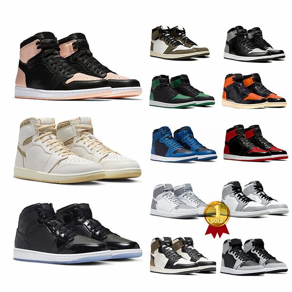 

high og 1s basketball shoes jumpman lost and found skyline sneakers university men space jam patent bred gorgemocha starfish trainers 36-47