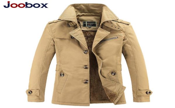 

brand 2018 army green long trench coat men thick winter jacket men039s warm trench coat england male casual cotton overcoat3265468, Tan;black