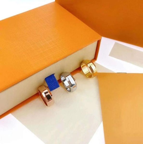 

fashion ring for man women rings men woman jewelry 4 color gifts fashion accessories8574505, Silver