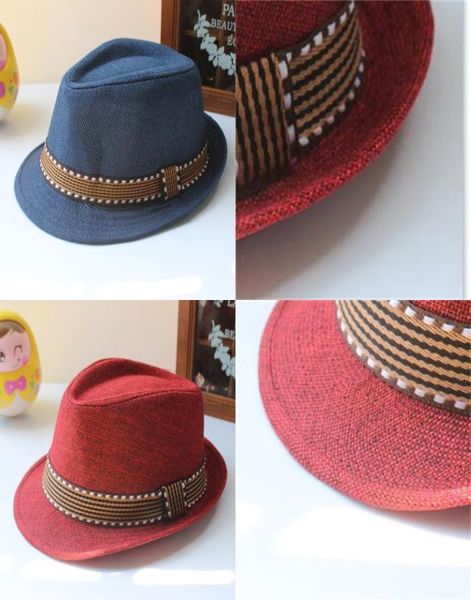 

kids jazz caps 21 design fedora trilby hat fashion casual hats baby boy girls children039s caps kids accessories hats 216310005, Yellow