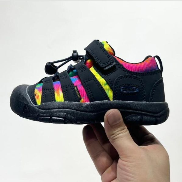 

keen cohen newport h2 sandals children outdoor lightweight hiking and wading shoes anti slip and collision resistant creek tracing shoes, Black