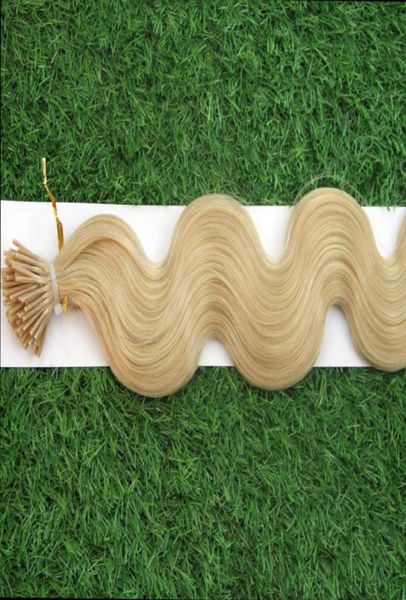 

brazilian remy hair body wave natural keratin capsule fusion hair extensions 10quot26quot keratin fusion nail i tip hair exte5854013, Black
