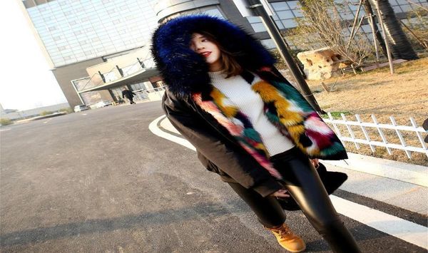 

faux new women 2020 rex fur short fur lady winter jacket hooded coat inside faux slim casual party jacket coats lyw22 s6475503, Black;brown