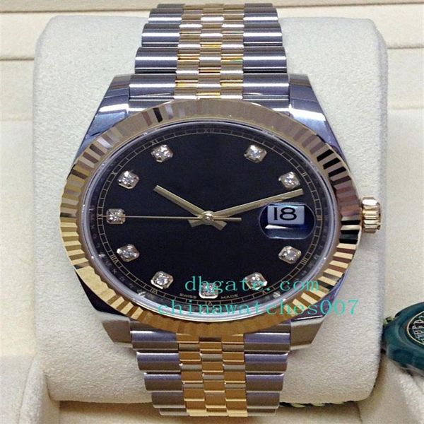 

2018 watch 41mm luxury stainless steel automatic mens men's watch watches man wristwatch278o, Slivery;brown