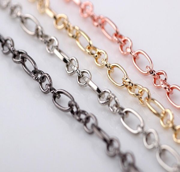 

whole 10pcslot mix colors floating necklace alloy chain fit for magnetic glass living charms locket pendant3220447, Silver