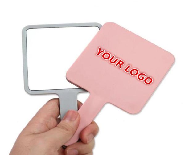 

1222cm square handled makeup mirror compact vanity mirrors accept your logo6060411