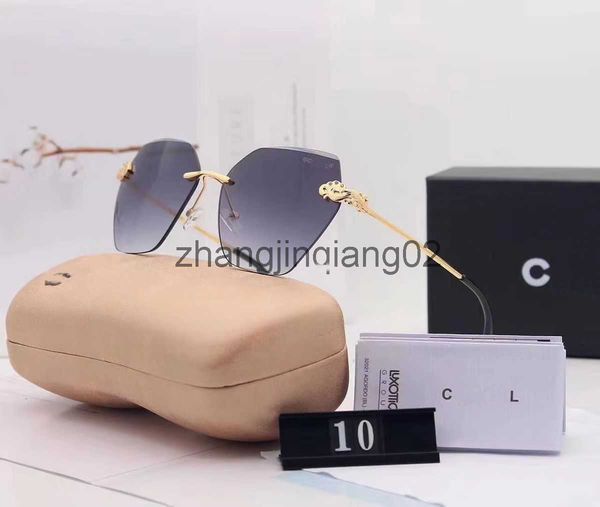 

designer channel sunglasses cycle luxurious fashion sports polarize c c sunglass men women vintage baseball beach driving golden grey rimles, White;black