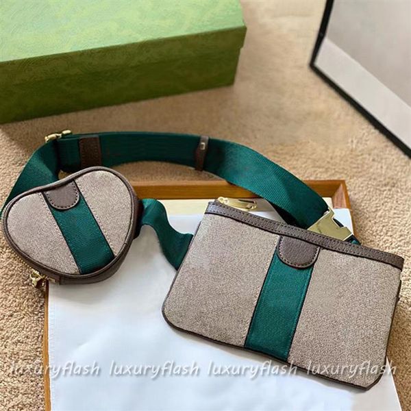 

2pcs women designers waist bag luxurys mens welt bags clutch fashion 23ss new crossbody bags vintage handbags purses 2512