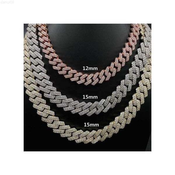 

fashion all size 14mm moissanite diamond 925 solid silver gold plated prong chain from listed manufacturer
