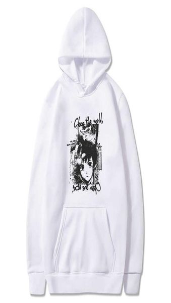 

harajuku anime serial experiments lain iwakura hoodies fashion manga kawaii printed winter long sleeve casual sweatshirt women g104485875, Black