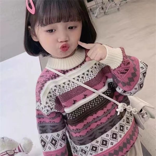 

family matching outfits the children's sweaters in are diversified style beautiful and warm 230821, Blue