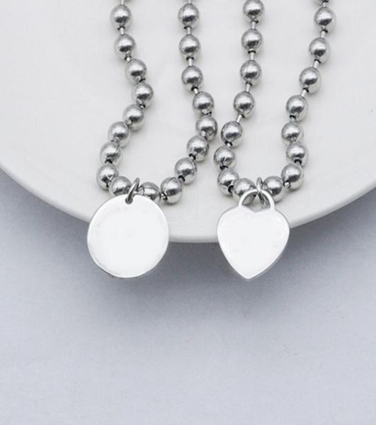 

couple heart bracelets strands stainless steel round beaded chains on hand fashion jewelry whole gifts for girlfriend accessor9739767, Black