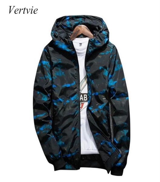 

vertvie men running jacket 2020 men camouflage jackets mens tracksuit fitness coat hooded zipper leisure outerwear plus size 4xl295245211, Black;red