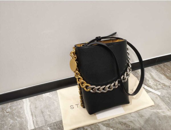 

designers new fashion women bucket bags stella mccartney leather shopping bag handbag light luxury and high sense