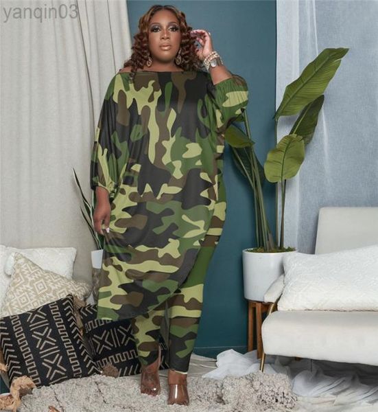 

women039s plus size tracksuits plus size women clothing two piece set fall outfits long sleeve and pants sets camouflage tr8647995, Black