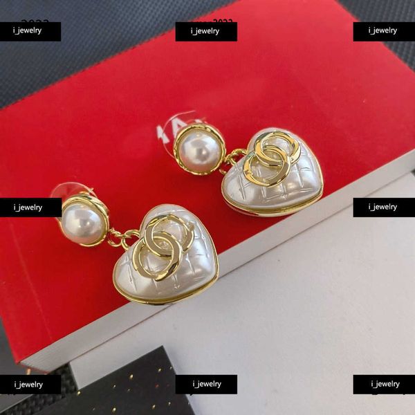 

designer women earrings gold wrapped heart shaped pendant jewelry pendant earring chandelier #including brand box new arrival, Silver