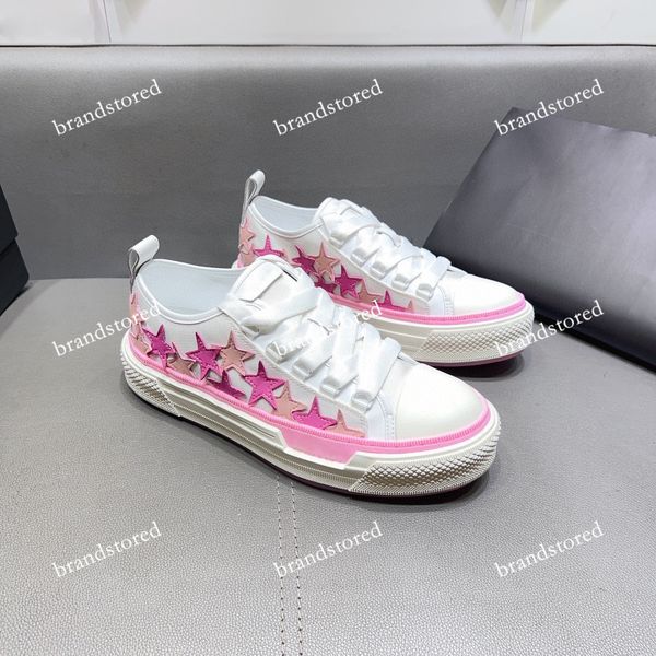 

designer shoes casual shoes men shoes low sneakers ami shoes bone shoes men canvas shoes black grey pink lace up platform shoes with box