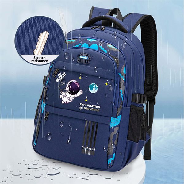 

school bags kids backpack cartoon astronaut teenages schoolbag primary waterproof backpack boys girls orthopedic mochila infantile 230822