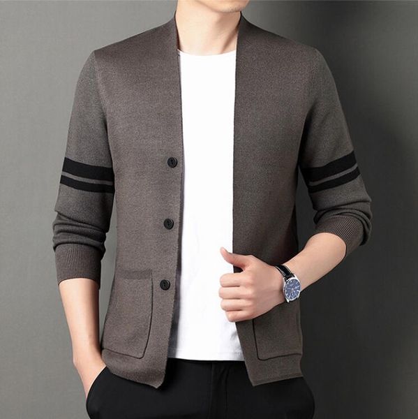 

men sweater for luxury letter printed cardigan jacket designer brand fashion knitted sweater coat men's clothing, White;black
