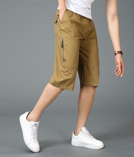 

sweat shorts summer men casual shorts oversize mens cargo solid straight short pants men sweatpants cotton for2731794, White;black