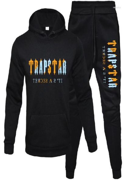 

men039s tracksuits men039s men sets tracksuit autumn cotton warmth two pieces set hoodies sweatshirt sweatpants brand trapst5698025, Gray