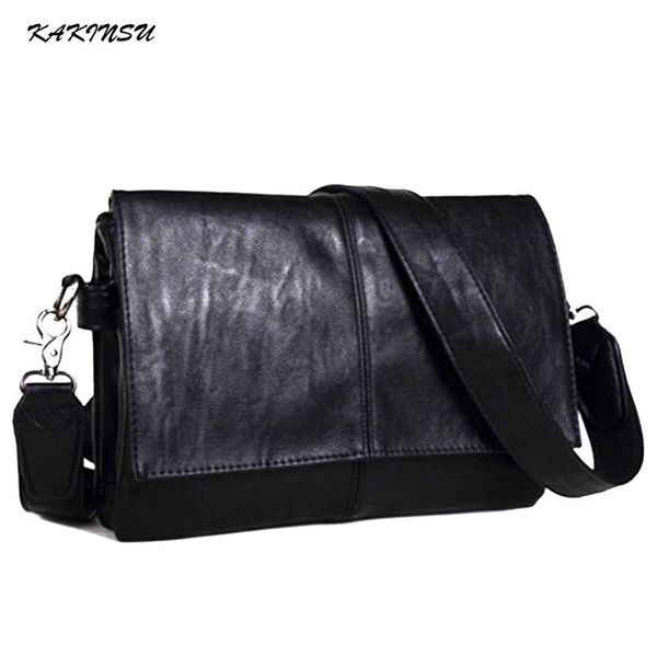 

2018new vintage men briefcase genuine leather men messenger bags fashion male tote bags leather business men bag shoulder bags294m
