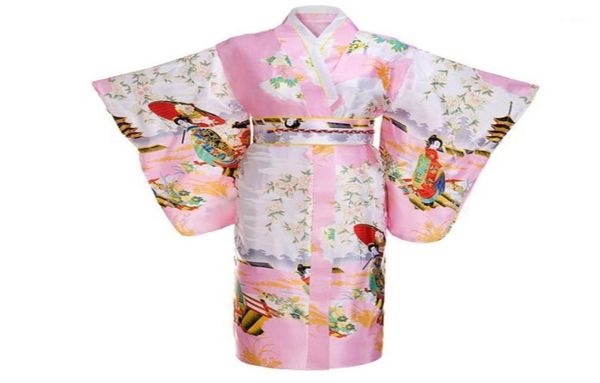 

japanese traditional yukata kimono with obi vintage women evening dress geisha kimono vintage women stage show costume cosplay11854074, Red