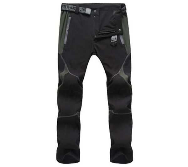 

outdoor men quick drying pants color stitching mountain climbing pantalones mens fashion jogger windproof trousers 3xl3763222, Black
