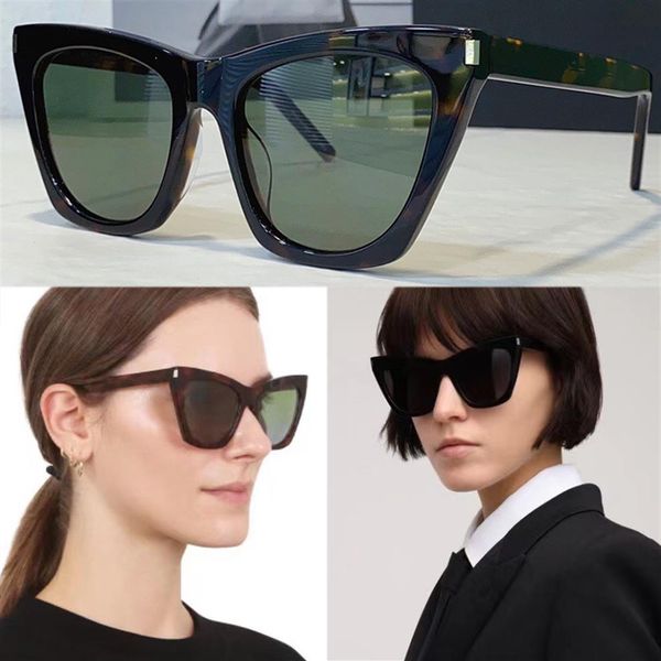 

popular mens ladies luxury designer sunglasses sl214 fashion classic outdoor beach uv protection with original box155x, White;black