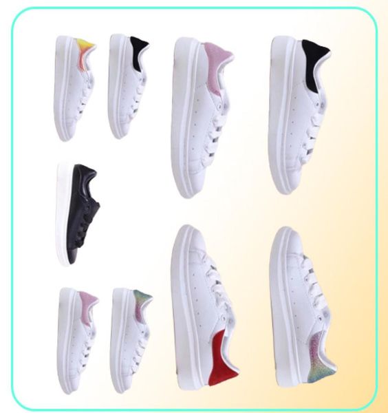 

2021 designer kids shoes for boys girls sneaker ander thick bottom white black red boby toddler casual sneakers size 24358350242