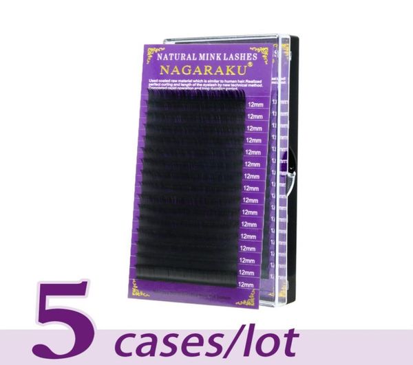 

5 caseslot mink eyelash extension individual eyelashes natural eyelashes make up fake false eyelashes eyes makeup 279054