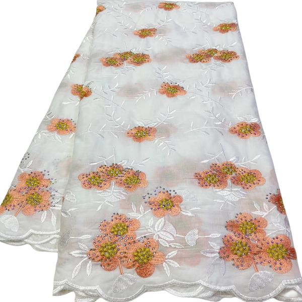 

swiss voile lace fabric 5 yards cotton cloth rhinestones decoration women wedding dress textile embroidery gown dentelle sewing craft female, Black;white