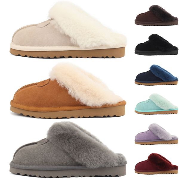 

australia designer fur slippers women slides sandals womens mens winter snow shoes classic mini ankle warm sneakers black grey light blue re