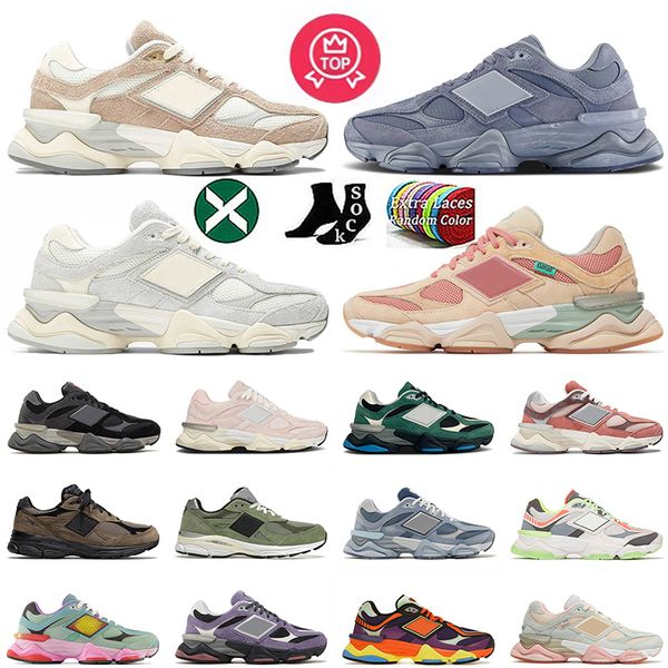 

2023 fashion 9060 990v3 athletic og sneakers running shoes mens women sea salt white driftwood castlerock washed blue jjjjound trainers 9060, Black