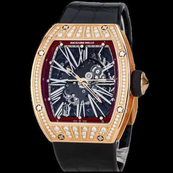 

richardmille swiss watches rm tactical mechanical wrist watches series rm023 18k rose gold original diamond fashion casual wristwatch yi-bjj