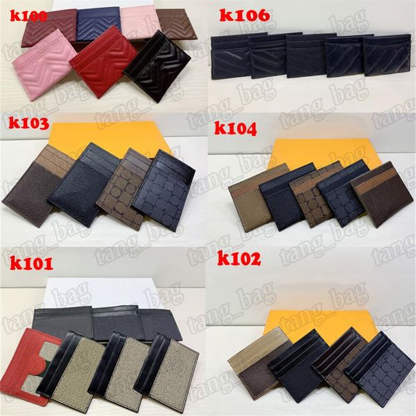 

designer women men card holder brown black floral plaid caviar woman mini wallet pure color holder208u, Brown;gray
