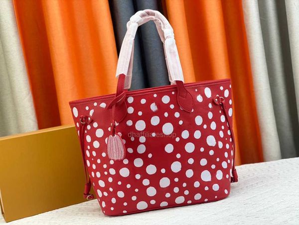 

designer bags tote bag onthegos medium handbag women's shoulder bag kusama yayoi polka dot japanese brand fashion flap classic embossed