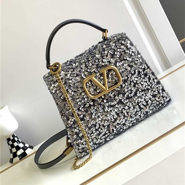 

v designer bags for ladies vanew embroidered bead sheet handbag with magnetic snap flap single shoulder oblique straddle handbag light light
