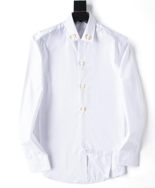

2021 luxurys designers mens dress bussiness wine recepti a cocktail diess shirt printed men v neck long sleeved casual m3xlmen022334685, White;black