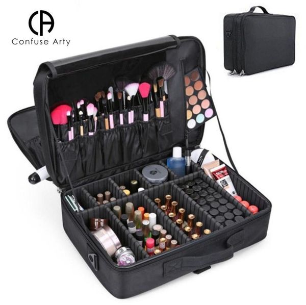 

cosmetic bags upgrade large capacity bag selling professinal women travel makeup case6632436