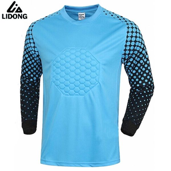 

outdoor tshirts kids soccer jerseys sports rugby goalkeeper jersey youth survetement football boys goal keeper uniforms quick dry custom pri, Gray;blue