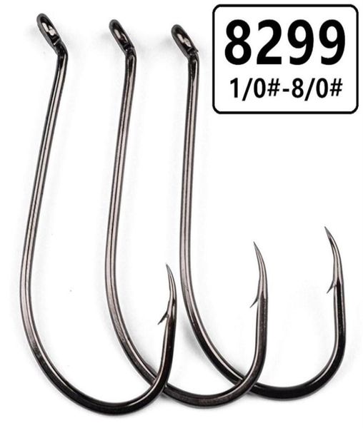 

200pcs lot 8 sizes 1 08 0 8299 ocs hook high carbon steel barbed fishing hooks fishhooks pesca tackle accessories a025296l7423696