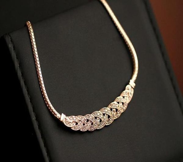 

pendant necklace wheat ed pendant necklace sweater chain clavicle chain collar collier colar chain necklaces2077552, Silver