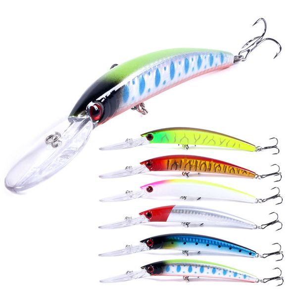 

baits lures hengjia 1pcs 15cm 15g deep diving jerkbait artificial hard bait fishing wobblers minnow lure for bass pike carp tackle 230821