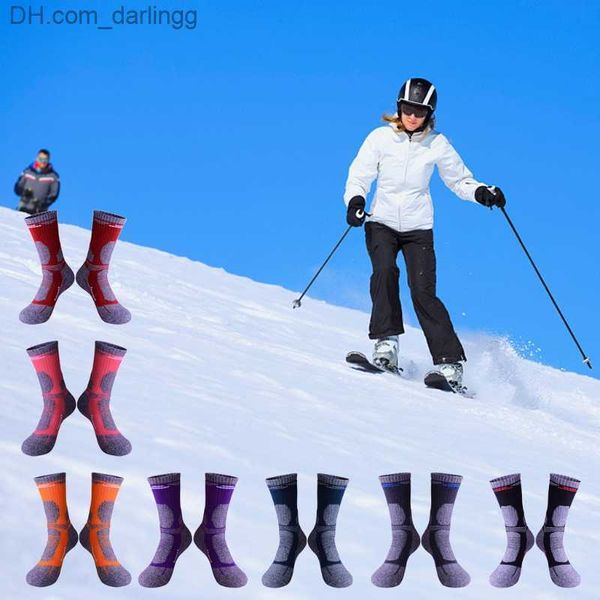 

sports socks men's swimwear outdoor thickened socks for men's winter warm socks used for camping skiing hiking skiing and rock cli, Black