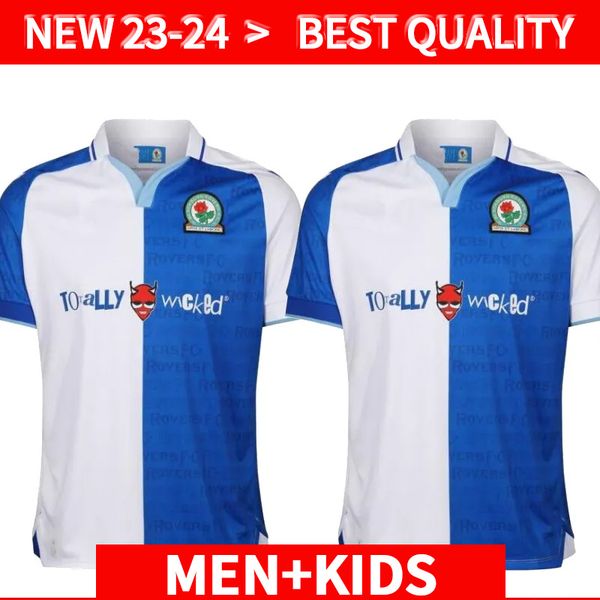 

23 24 blackburn rovers soccer jerseys 2023 2024 home away football shirt kit rothwell gallagher dolan brereton diaz dack lenihan maillots 99, Black;yellow