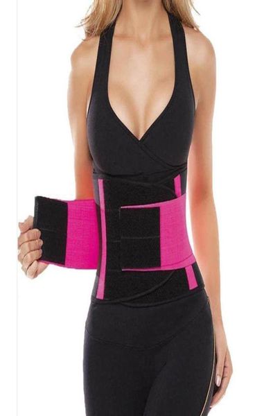 

women men adjustable elstiac waist support belt neoprene faja lumbar back sweat belt fitness waist trainer4948097, Black;gray