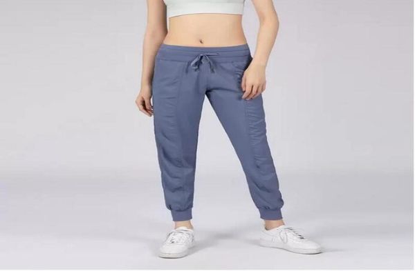 

women yoga studio pants ladies quickly dry drawstring running sports trousers loose dance jogger girls gym fitness6099494