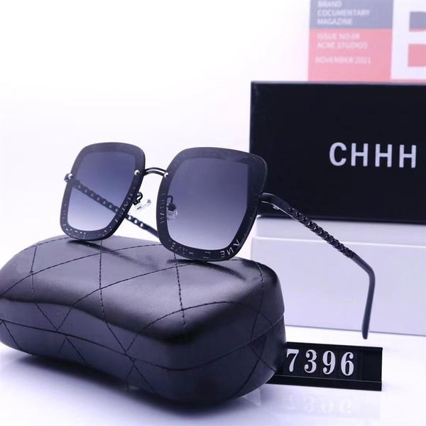 

designer sunglasses fashion sunscreen luxury sunglasses for women men letter beach shading uv protection polarized glasses trendy 3212, White;black